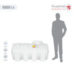 مخزن آب 1000 لیتری بیضی تهران پلیمر یارا