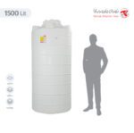 مخزن آب 1500 لیتری عمودی بلند تهران پلیمر یارا