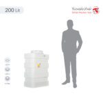 مخزن آب 200 لیتری آسان رو مکعب تهران پلیمر یارا