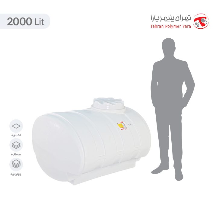 مخزن آب 2000 لیتری نیسانی تهران پلیمر یارا - البرزمخزن