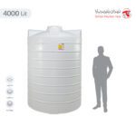 مخزن آب 4000 لیتری عمودی بلند تهران پلیمر یارا