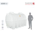 مخزن آب 6000 لیتری افقی تهران پلیمر یارا