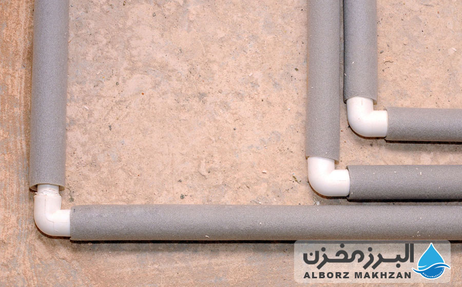 عایقبندی لوله ها برای خنک نگه داشتن مخزن