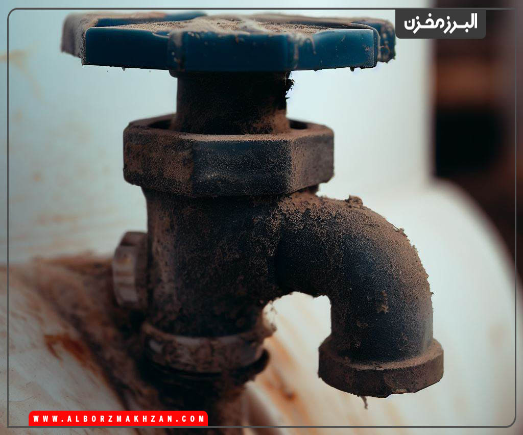 کثیف بودن شیر مخزن