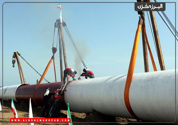 لوله های انتقال آب از خلیج فارس به شیراز