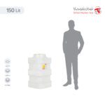 مخزن آب 150 لیتری آسان رو مکعب تهران پلیمر یارا